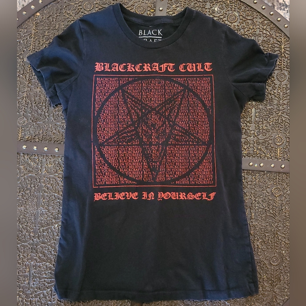 Blackcraft Cult XL Believe In Yourself Pentagram T-shirt